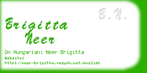 brigitta neer business card